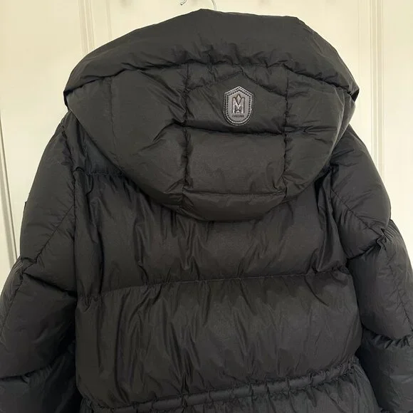 Mackage ISHANI long down coat with hood | Size: Small | Color: Black - Picture 6 of 15